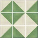 Mexican Talavera Tiles White Green